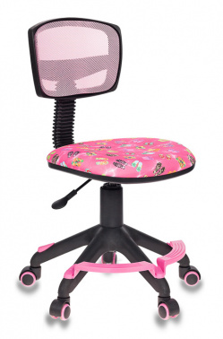 Кресло детское Бюрократ CH-299-F/PK/FLIPFLOP_P спинка сетка розовый сланцы № 1065746