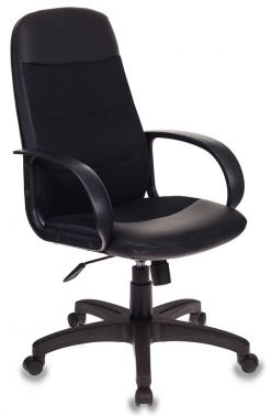 Кресло руководителя Бюрократ CH-808AXSN/LBL+TW-11 черный искусст.кожа/сетка №1073932