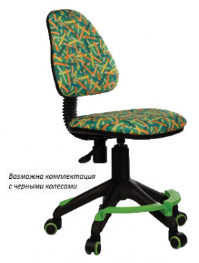 Кресло детское Бюрократ KD-4-F/PENCIL-GN зеленый карандаши №1074960
