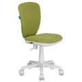Кресло детское Бюрократ KD-W10/26-32 светло-зеленый 26-32 (пластик белый) № 1162148