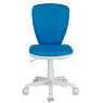 Кресло детское Бюрократ KD-W10/26-24 голубой 26-24 (пластик белый)  № 1162149