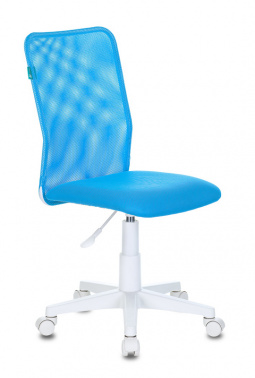 Кресло детское Бюрократ KD-9 голубой TW-31 TW-55 сетка/ткань крестовина пластик пластик белый № 1162159