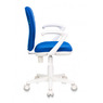 Кресло детское Бюрократ KD-W10AXSN синий 26-21 крестовина пластик пластик белый № 1162185