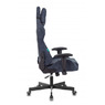 Кресло игровое Бюрократ Zombie VIKING KNIGHT Fabric синий Light-27 с подголов. крестовина металл № 1372993