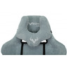 Кресло игровое Бюрократ Zombie VIKING KNIGHT Fabric серо-голубой Light-28 с подголов. крестовина металл № 1372998
