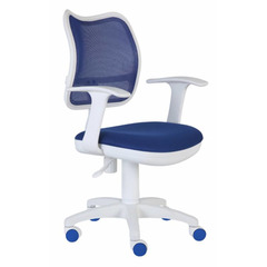 Кресло детское Бюрократ Ch-W797 синий сиденье синий TW-10 сетка/ткань крестовина пластик пластик белый №664131