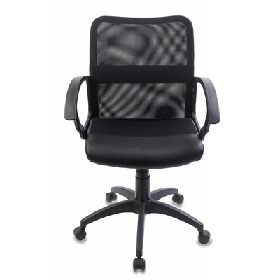 Кресло Бюрократ CH-590 черный сиденье черный эко.кожа/сетка крестовина пластик  № 472003