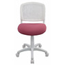 Кресло детское Бюрократ CH-W296NX белый TW-15 сиденье розовый 26-31 сетка/ткань крестовина пластик пластик белый  №477071