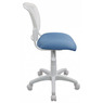 Кресло детское Бюрократ CH-W296NX белый TW-15 сиденье голубой 26-24 сетка/ткань крестовина пластик пластик белый  № 477072