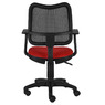 Кресло Бюрократ Ch-797AXSN черный сиденье красный 26-22 сетка/ткань крестовина пластик №664022