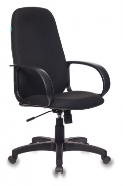 Кресло руководителя Бюрократ CH-808AXSN черный 3C11 крестовина пластик  № 840843