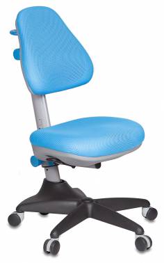 Кресло детское Бюрократ KD-2 светло-голубой TW-55 крестовина пластик №843306