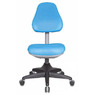 Кресло детское Бюрократ KD-2 светло-голубой TW-55 крестовина пластик №843306